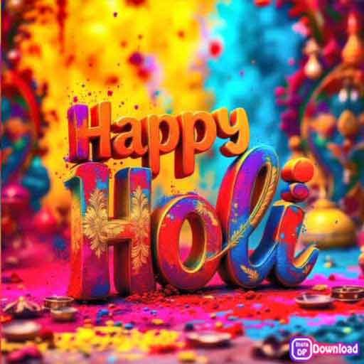 Happy Holi Dp Girl 1
