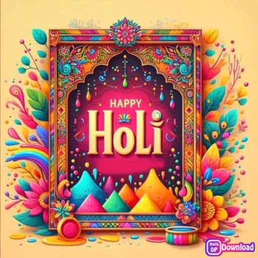 Happy Holi Dp Girl 3