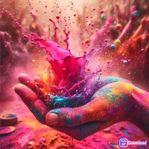 Happy Holi Dp Girl 9