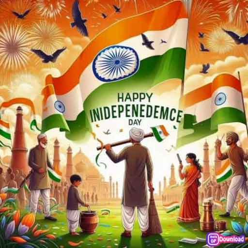 Stylish Indian Flag Dp 10