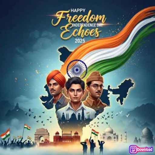 Stylish Indian Flag Dp 3